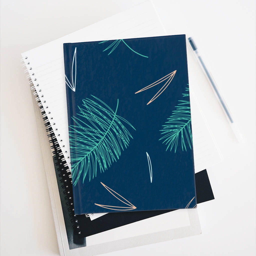 Blue Feather Journal - Blank