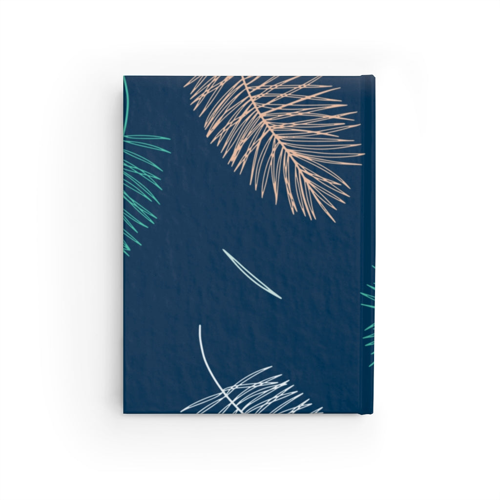 Blue Feather Journal - Ruled